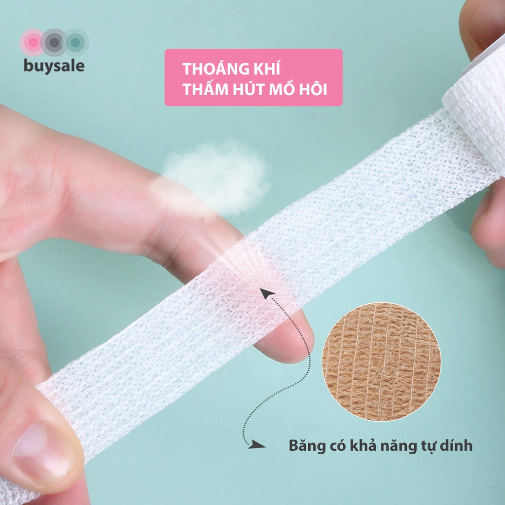 Cuộn băng quấn tự dính bảo vệ ngón tay ngón chân chống chai sần kích thước 4.5mx2.5cm - BuySales - BSPK247
