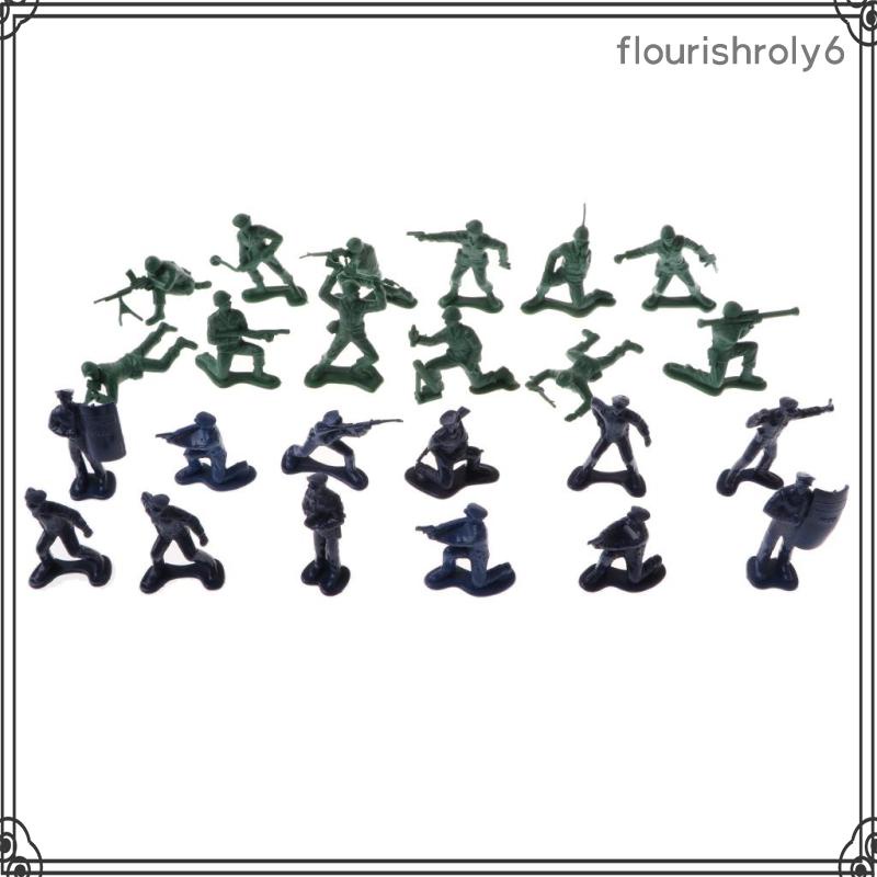 Set 24 Mô Hình Đồ Chơi Lính Cảnh Sát 5cm Bằng Nhựa