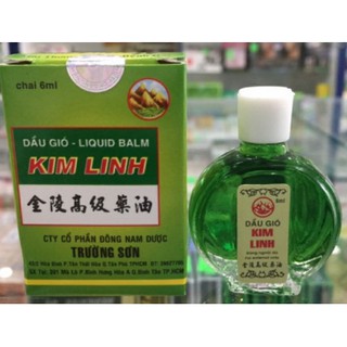 Dầu gió KIM LINH 6ml