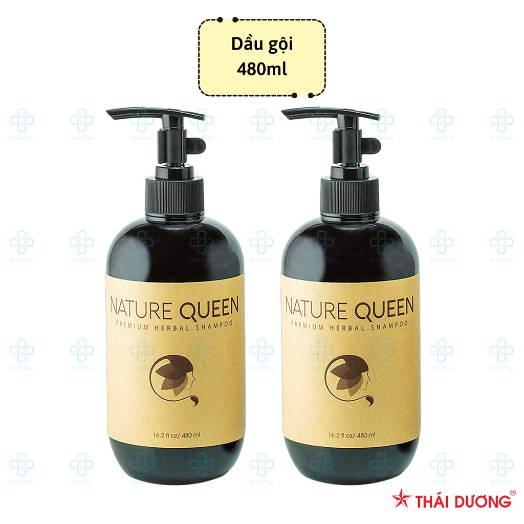 NATURE QUEEN Dầu Gội và Dầu Xả - Kích Mọc Tóc, Giảm Rụng Tóc, Sạch Gàu, Hết Ngứa