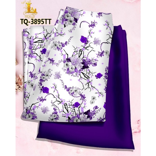 Vải áo dài hoa nhí