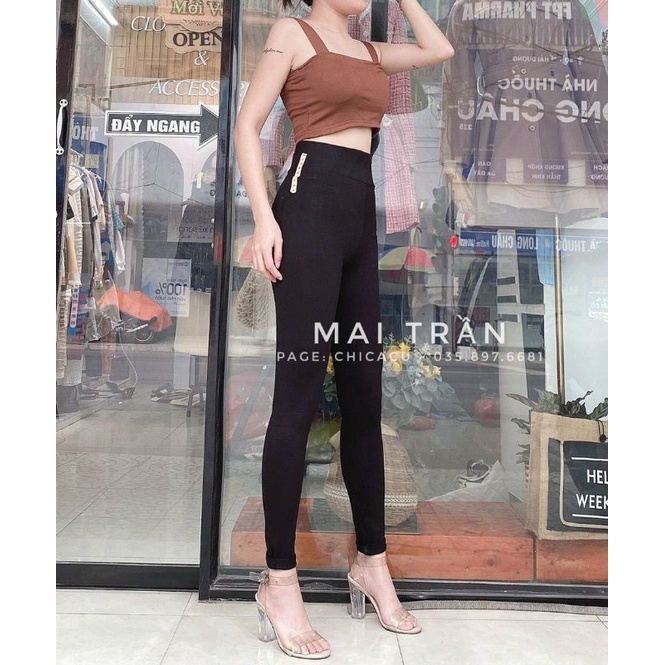 Quần Legging muji hàng xuất dư ôm dáng