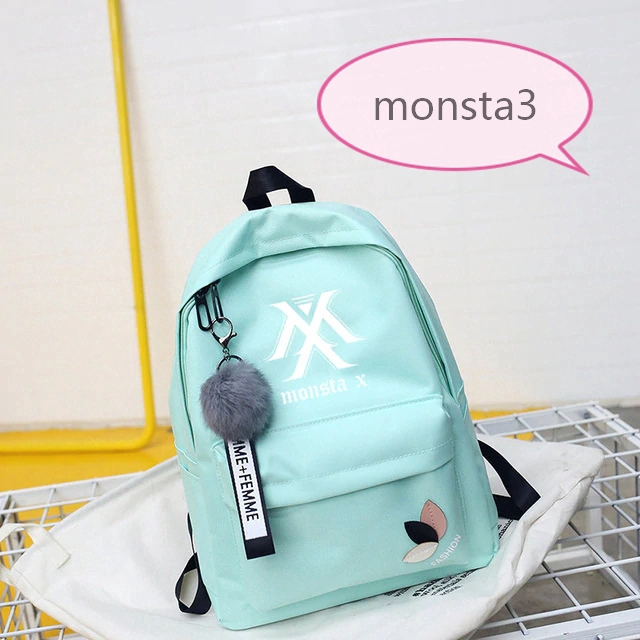 new backpack school bags Balo thời trang bts blackpink monsta X got7 wanna one Ba lô học sinh twice exo