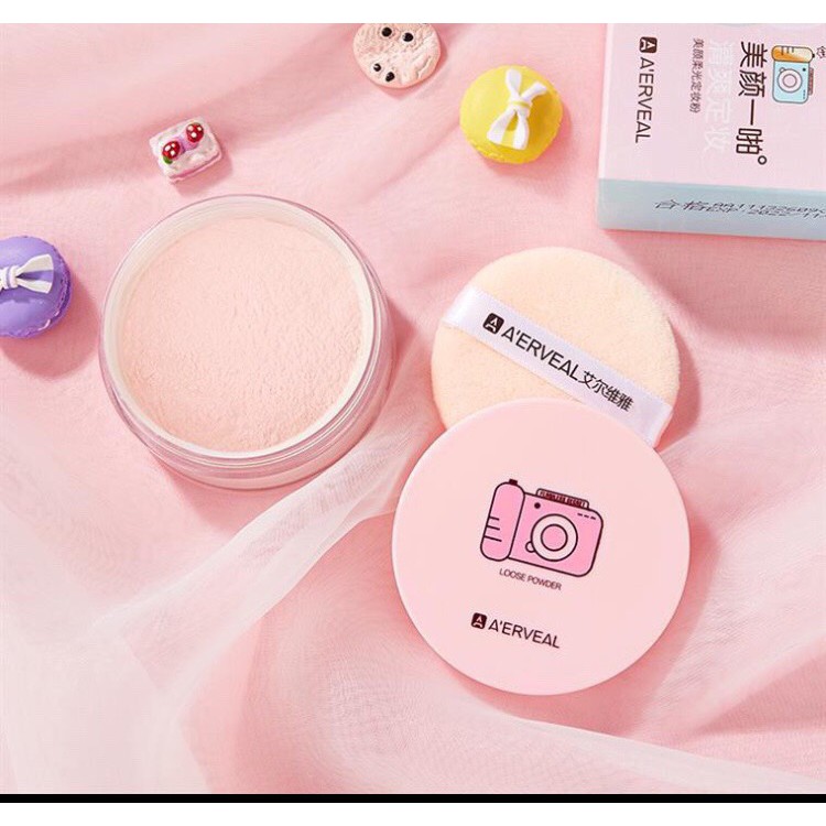 Phấn Phủ Dạng Bột Kiềm Dầu A'ERVEAL Loose Powder