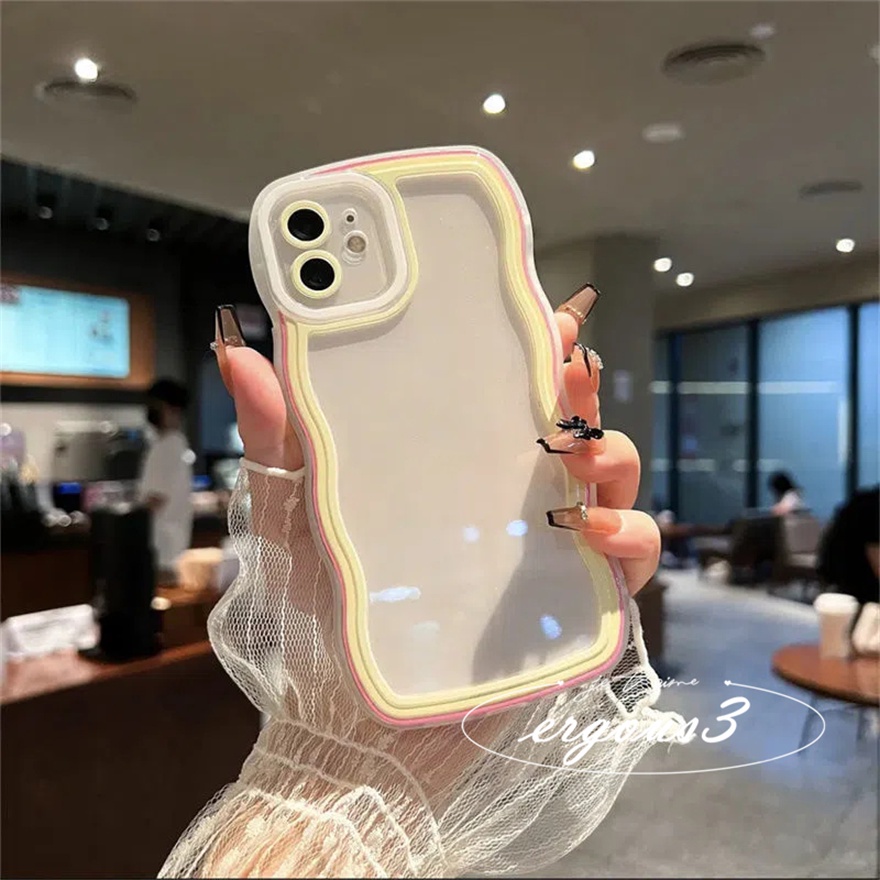 Ốp điện thoại tpu silicon mềm viền gợn sóng thích hợp cho iPhone 14 13 12 11 Pro Max X XR Xs Max 7 8 6 6s Plus SE2020