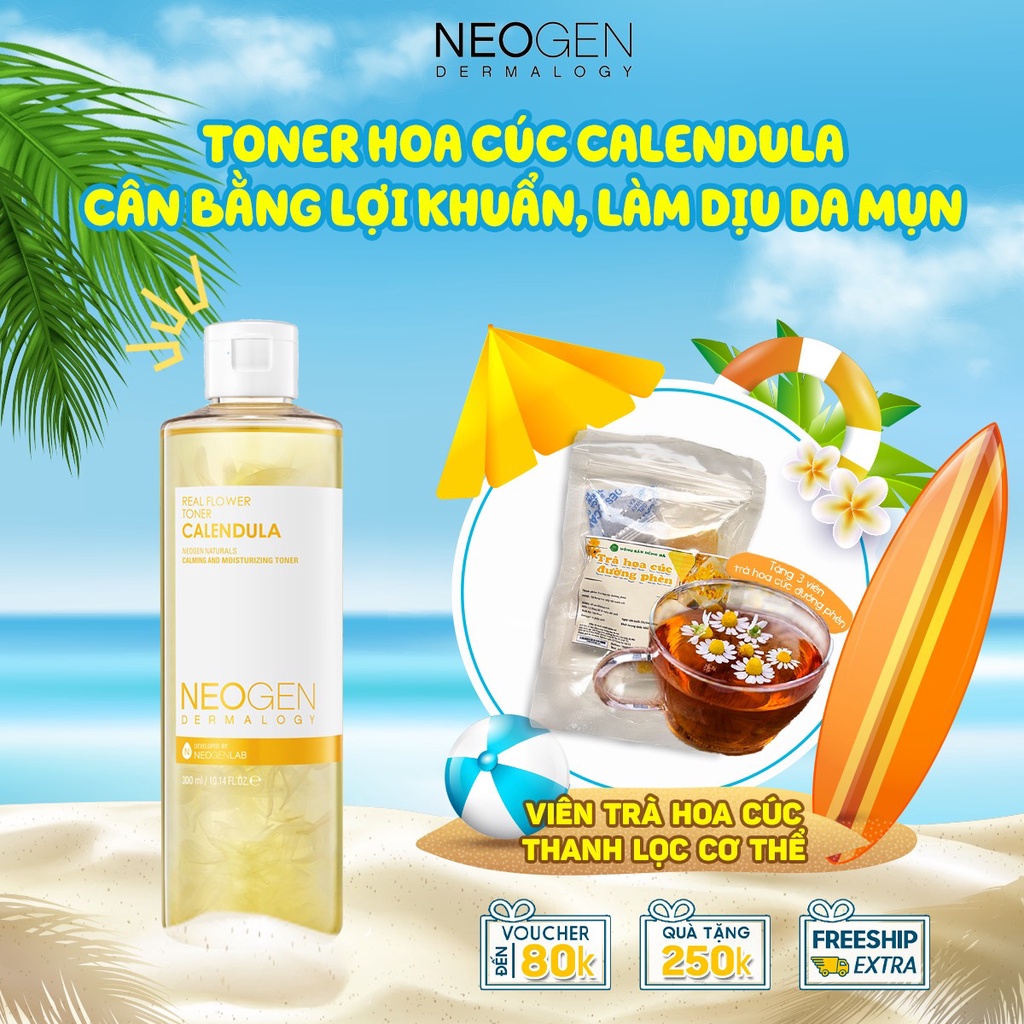 Toner Hoa Cúc Làm Dịu Da, Cấp Ẩm Cho Da Mụn Nhạy Cảm Neogen Dermalogy 300mL