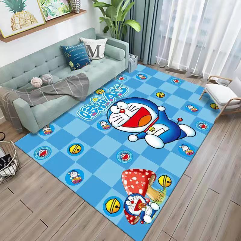 Thảm Trải Sàn Họa Tiết Hoạt Hình Doraemon Phong Cách Nhật Bản