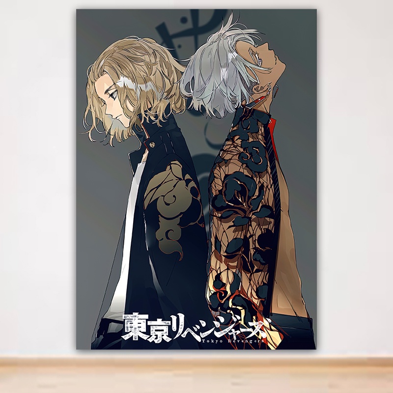 Tranh Dán Tường Áp Phích Anime Tokyo Revengers Decal Poster Trang Trí Phòng Ngủ Phòng Làm Việc Khổ A3