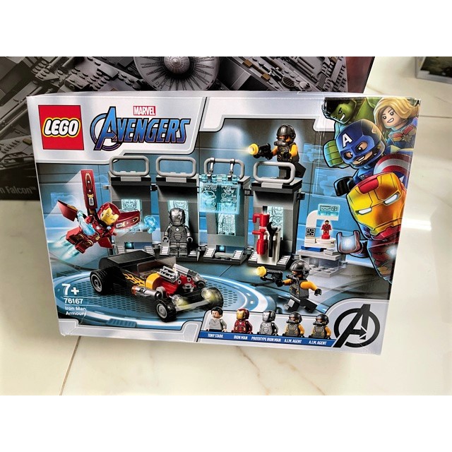 LEGO 76167 - Avengers - Iron Man Armory - Kho Vũ Khí của Người Sắt [CHÍNH HÃNG]