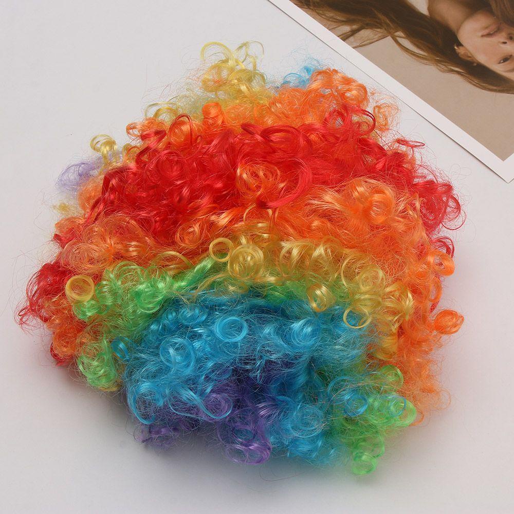 Bộ Tóc Giả Nhiều Màu Dùng Hóa Trang Tiệc Tùng / Lễ Hội Dành Cho Người Lớn Và Trẻ Em