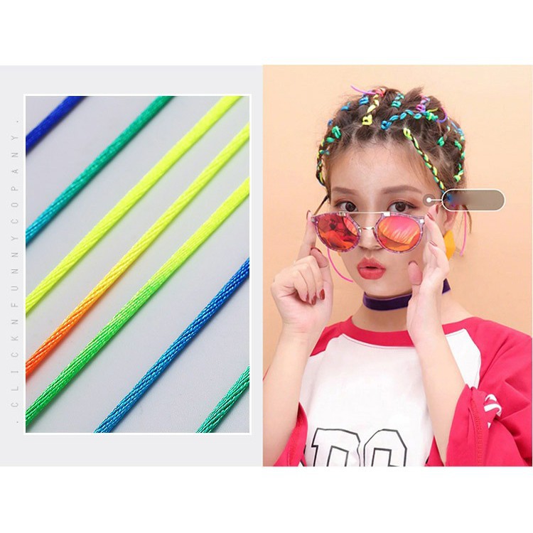 Phụ Kiện Tóc SOLANO Set 5 Dây Tết Tóc Hàn Quốc Hair Wrap Bohemian Nhiều Màu Xinh Xắn Cho Nữ FAH-001231