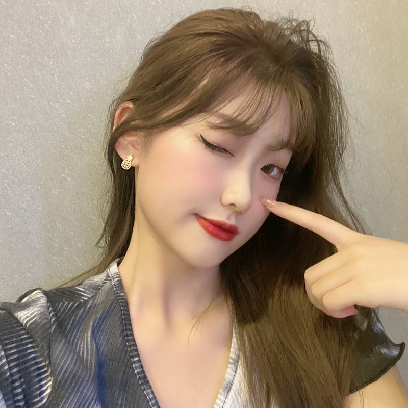 Đôi khuyên tai hình quả dứa thời trang cho nữ