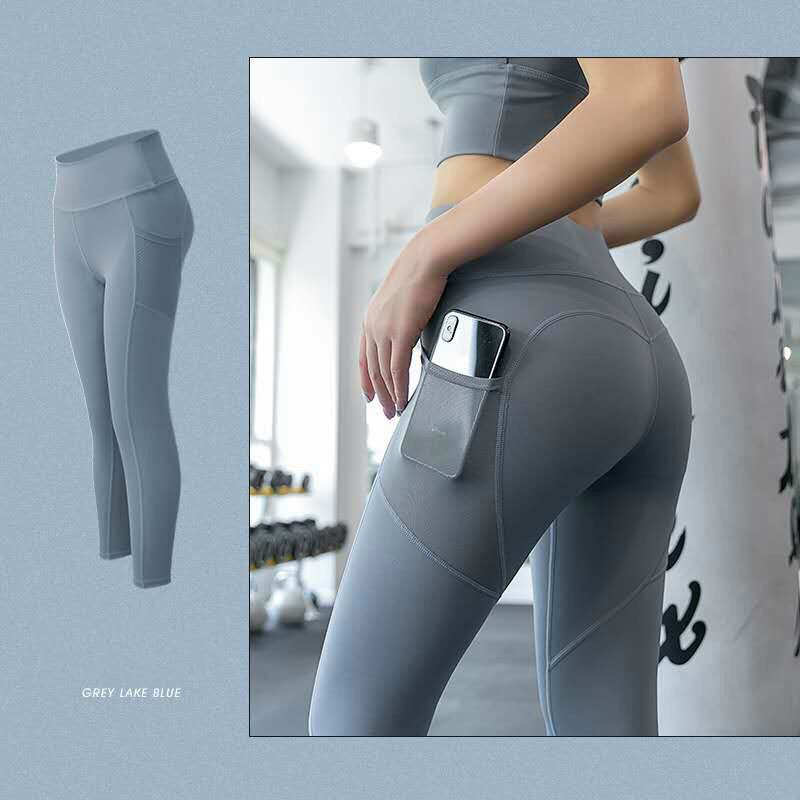 Quần legging tập thể thao GYM YOGA cho nữ trơn Q001 - Mbra94