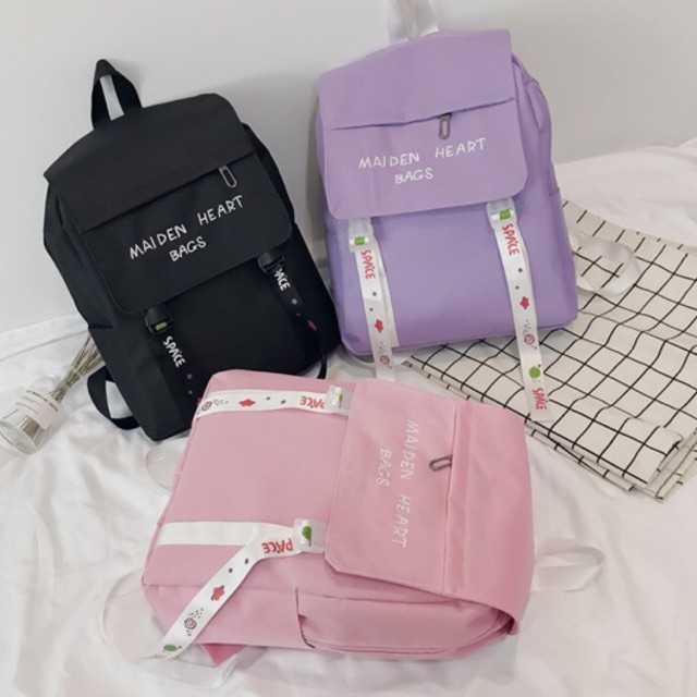 (Inochi) BALO HỒNG TÍM MAIDEN HEART BAGS