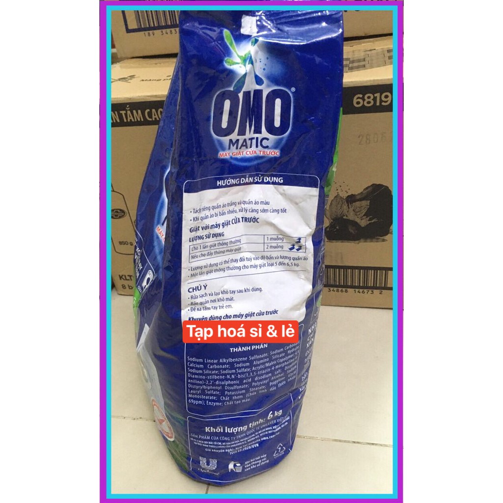 Bột giặt Omo Matic máy 6KG