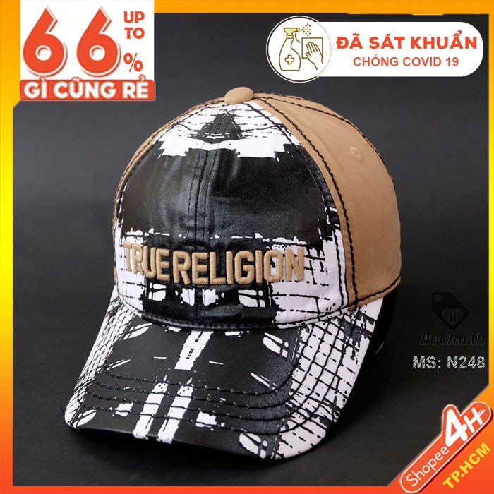 Nón kết ÔNG ĐỊA Mặt Da SI logo chữ N248. hàng xuất khẩu Âu Mỹ phong cách bụi bặm thời trang chỉ nổi phối