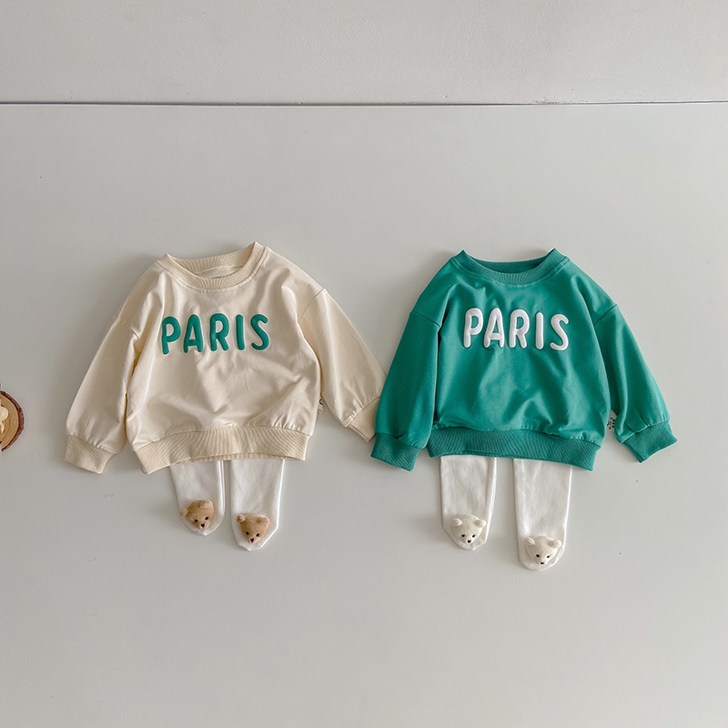Quần tất trang trí gấu chất liệu cotton xinh xắn cho bé