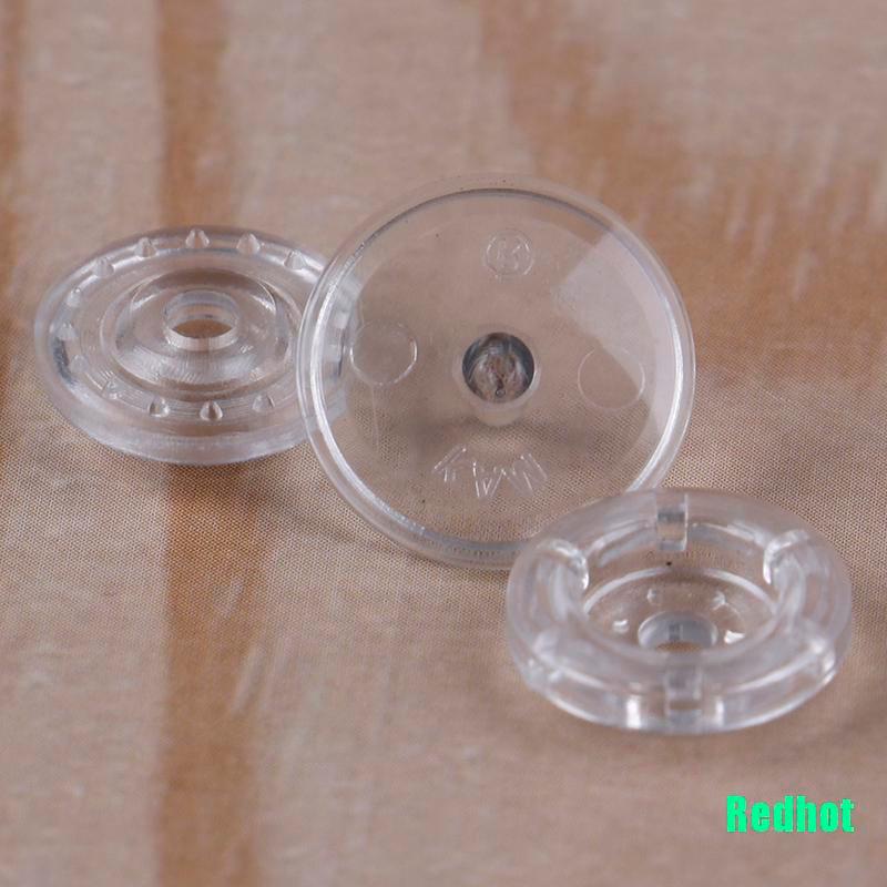 Bộ 50 Nút Nhựa Trong Suốt 12mm Tiện Dụng