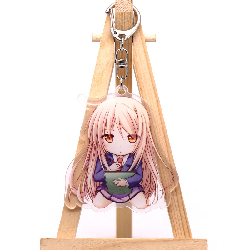 Móc Khóa Acrylic Hình Cô Gái Anime Sakurasou Shiina Mashiro Aoyama Nanami Dễ Thương