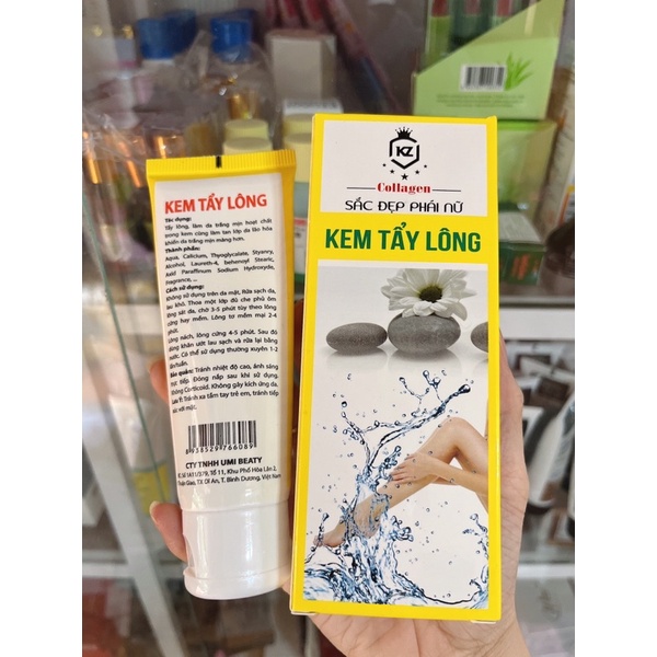 Kem Tẩy Lông Collagen KZ