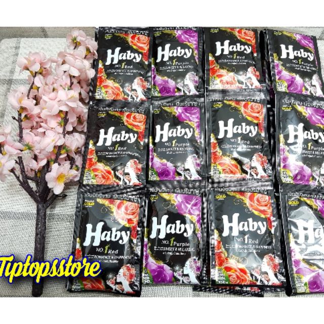 NƯỚC XẢ VẢI ĐẬM ĐẶC HABY THÁI LAN DÂY 12 GÓI 25ML