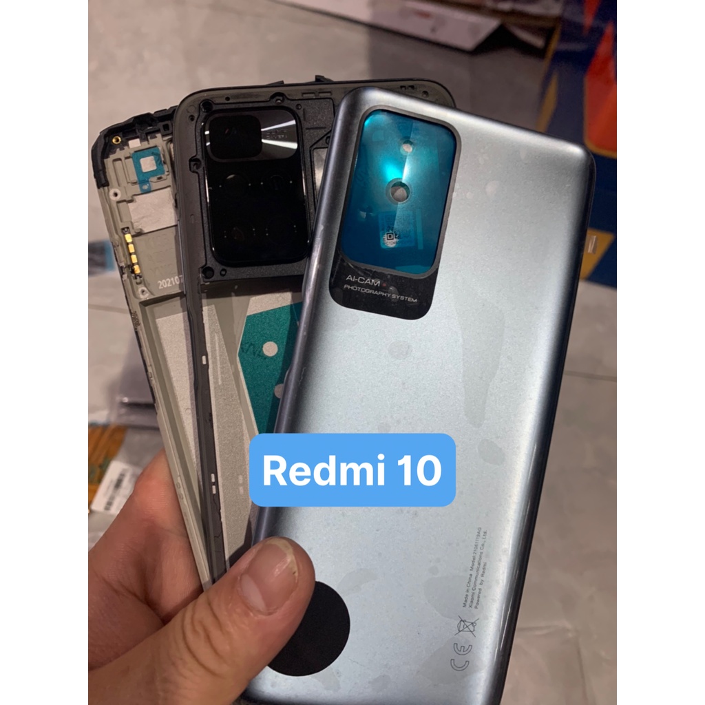 Bộ vỏ điện thoại xiaomi redmi 10 - 4G ( ảnh thực tế)