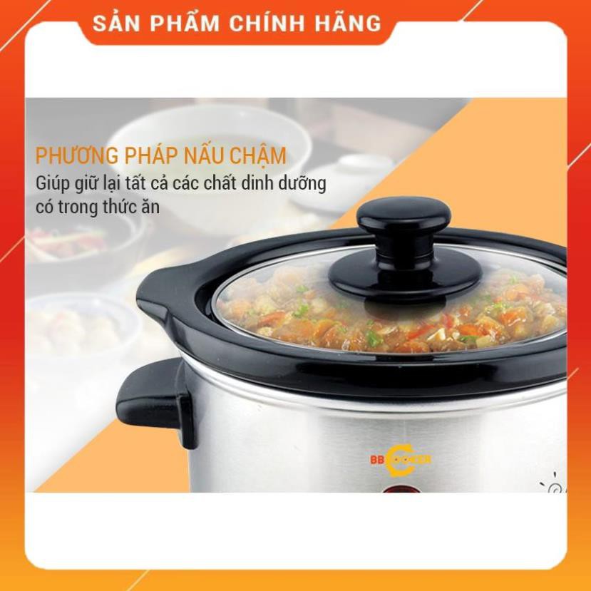 [FREESHIP] Nồi nấu cháo chậm cho bé BBCooker 2.5L, thương hiệu Hàn Quốc [ hàng chính hãng, BH 1 năm ]