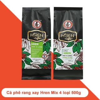 Cà phê rang xay H"ren Mix 4 loại 500g