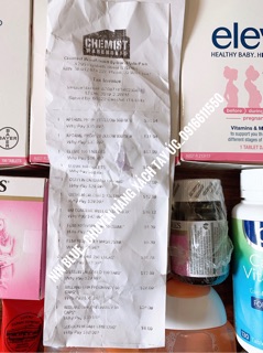 Canxi dành cho bà bầu (hàng Chemist đủ bill)