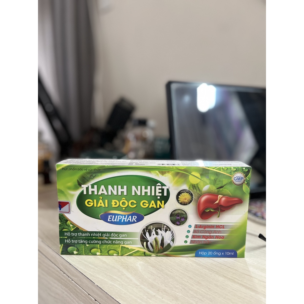 Siro giải độc gan, bổ gan mát gan thanh nhiệt Euphar hỗ trợ giải độc gan thải độc cơ thể (20 ốngx10 ml) - Happy Life 4U
