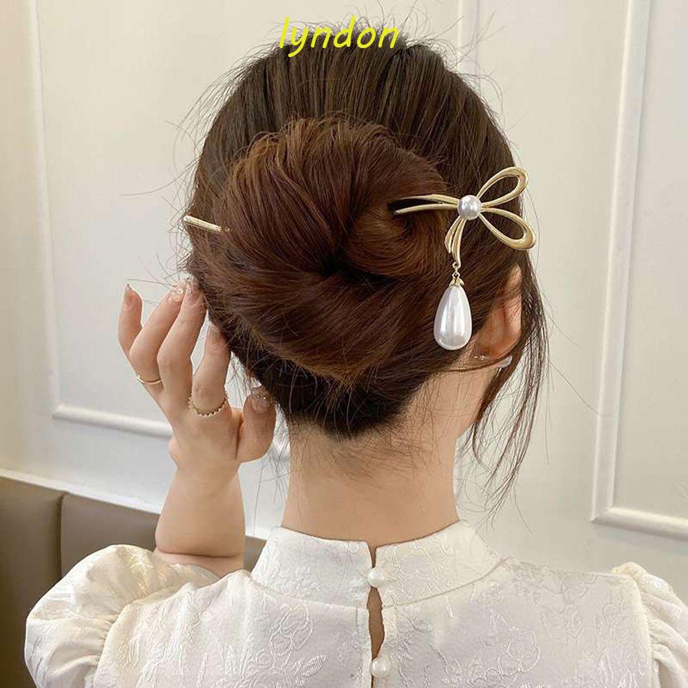 Trâm Cài Tóc Đính Nơ Phong Cách Hàn Quốc Cho Nữ