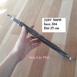 Thanh nhiệt làm máy ấp trứng 500W 220V - Điện trở ra nhiệt không khí - Phụ kiện máy ấp trứng TN500