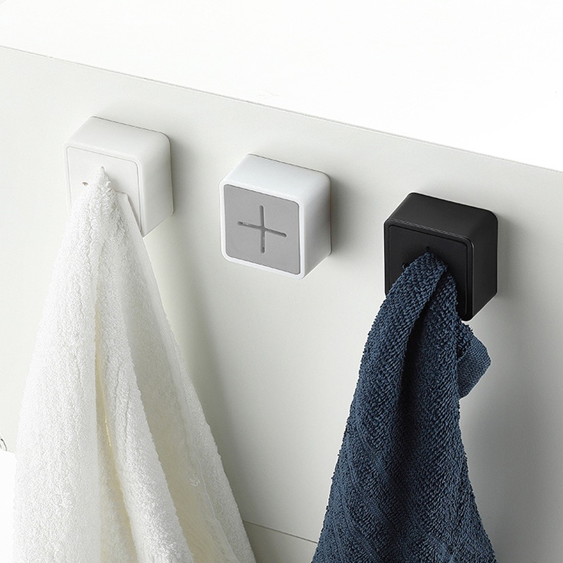 Móc treo khăn gắn tường bằng silicone thiết kế độc đáo tiện dụng cho nhà bếp/ nhà tắm
