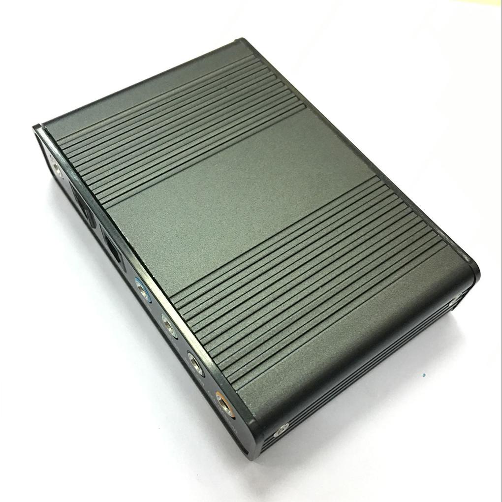 Bộ Chuyển Đổi Thẻ Âm Thanh Quang Học 6 Kênh USB Tốc Độ Cao Có Thể Thu Gọn Cho Máy Tính