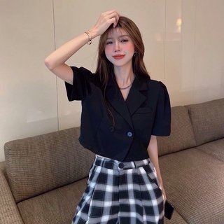 Áo vest khoác mỏng dáng ngắn