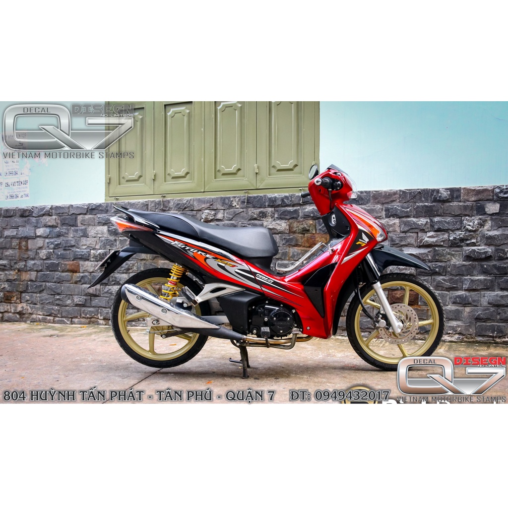 TEM RỜI FUTURE FI 2012 ĐỎ ĐEN