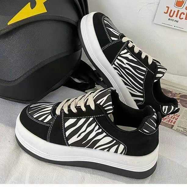 Giày thể thao sneaker nữFREESHIP  kiểu dáng mới hoạ tiết VẰN NGỰA