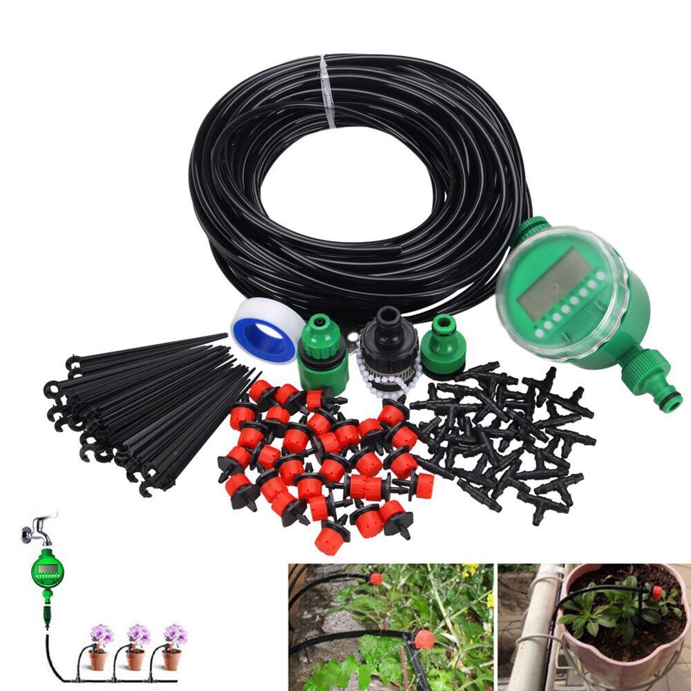 BỘ TƯỚI NHỎ GIỌT TỰ ĐỘNG CHO BAN CÔNG, SÂN VƯỜN