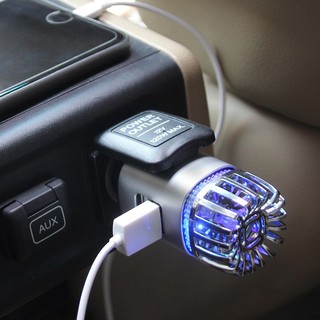 [1 Đổi 1 Trong 30 Ngày] Máy Lọc Không Khí ô tô, Khử Mùi Hôi Mini - Làm Sạch Không Khí Tự Động Với Bộ Sạc USB Kép