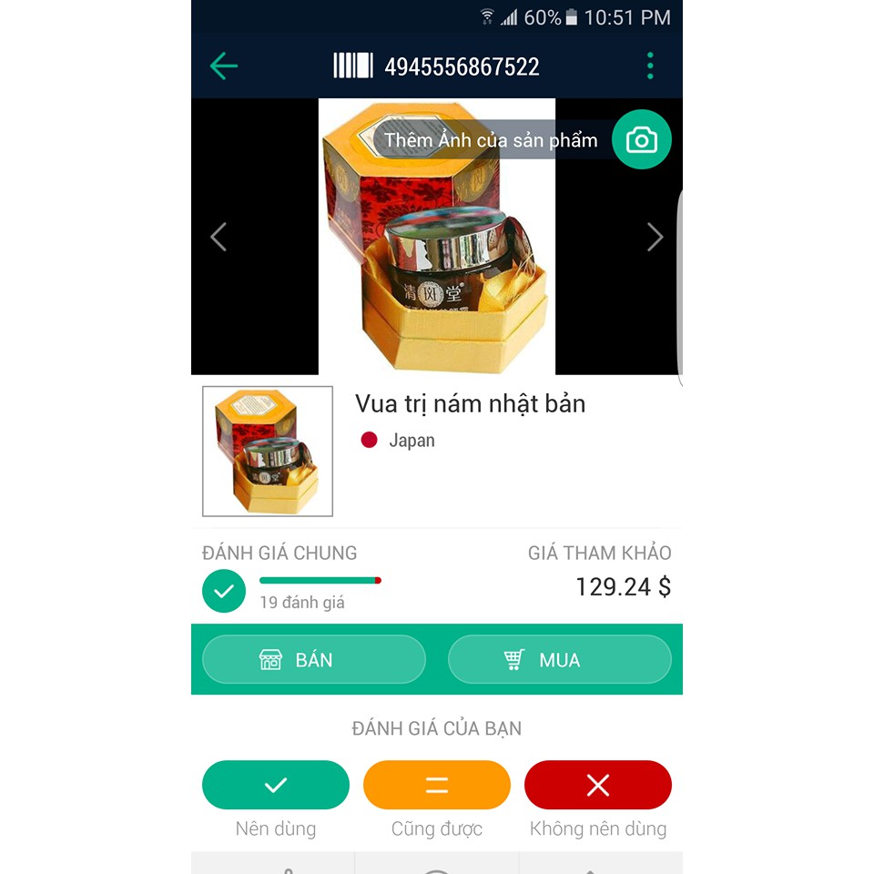Kem vua khử nám Nhật Bản đủ tem Nhật bao check mã | BigBuy360 - bigbuy360.vn