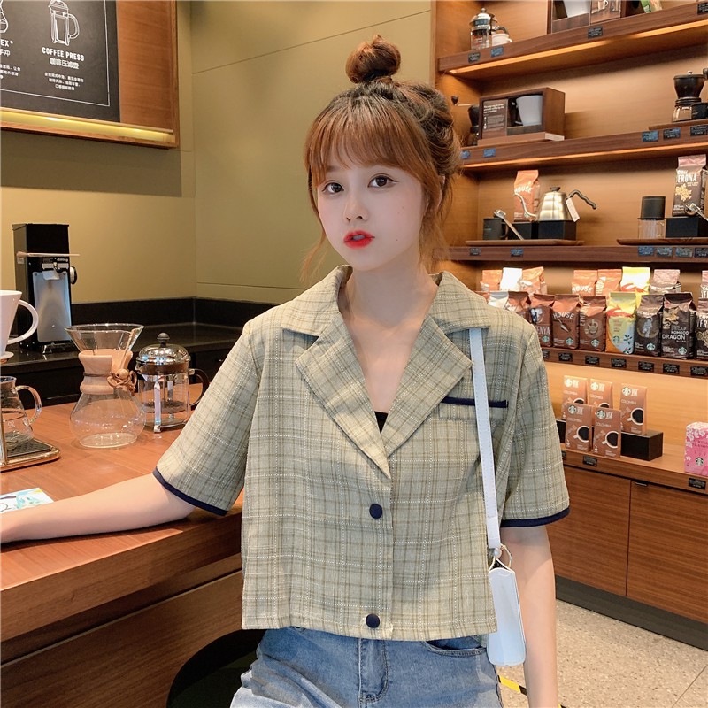 Xiaozhainv Áo Khoác Vest Dáng Rộng Kẻ Sọc Kiểu Hàn Quốc Cá Tính | BigBuy360 - bigbuy360.vn