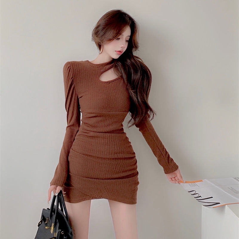 COZOK Đầm Hai Dây Dáng Ôm Quyến Rũ Cho Nữ