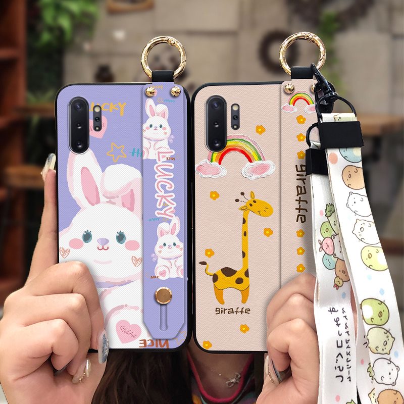 Ốp Điện Thoại Silicon Chống Nước In Hình Hoa Hướng Dương Có Vòng Đỡ Cho Samsung Galaxy Note10 pro/Note10+/Note10 Plus