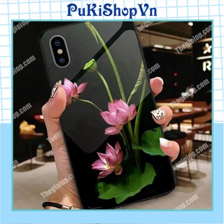 ỐP IPHONE, SAMSUNG TRÁNG GƯƠNG HOA SEN HỒNG  H1829290 - PUKISHOPVN