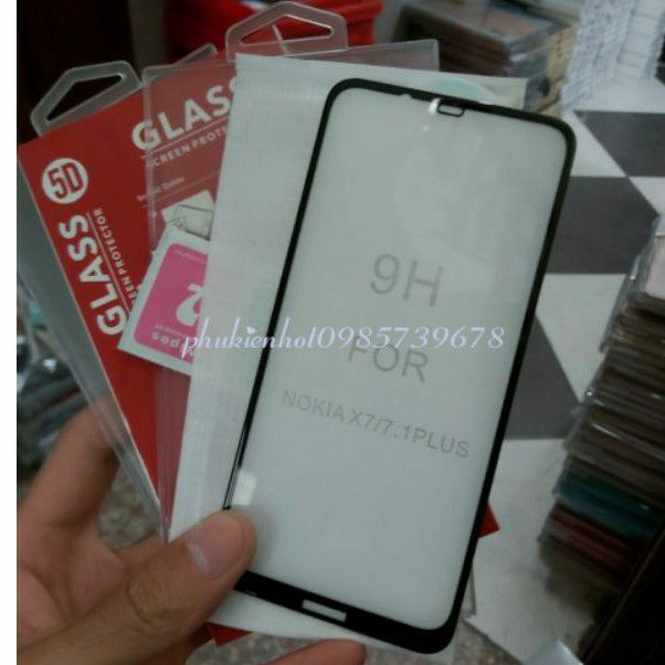 Kính cường lực 5D xịn nokia X7/7.1 plus Full keo màn hình siêu cứng / Sỉ Phụ Kiện