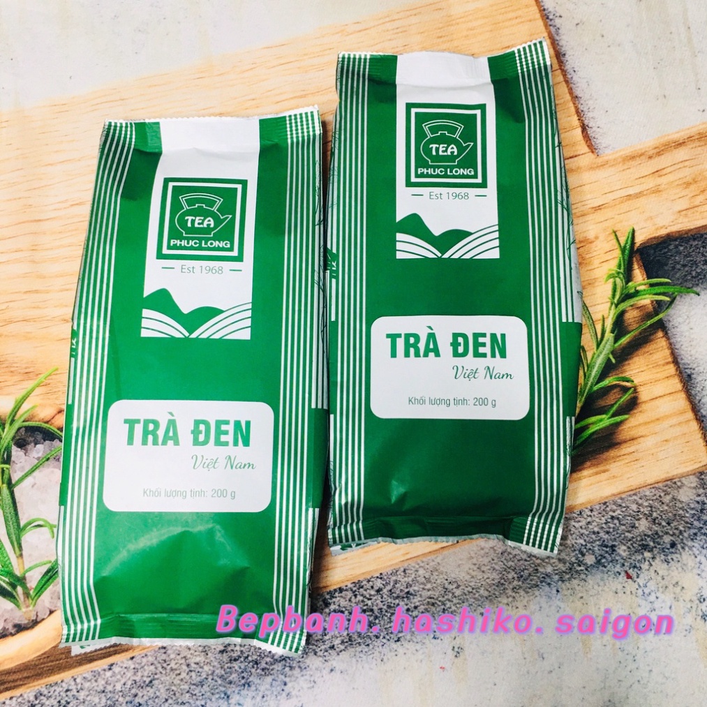 TRÀ ĐEN PHÚC LONG GÓI 200G NGUYÊN LIỆU PHA TRÀ SỮA CHUẨN NGON