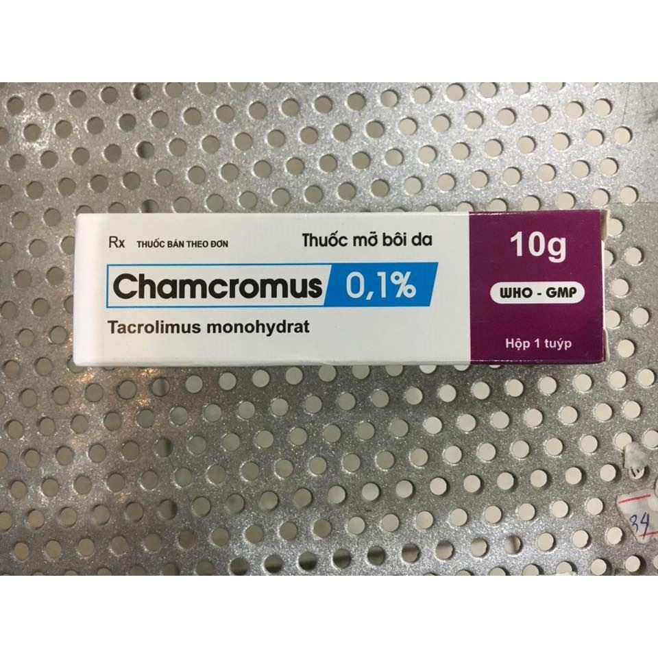  MỠ CHAMCROMUS 0,1% 10G. ( HÀNG CHÍNH HÃNG )