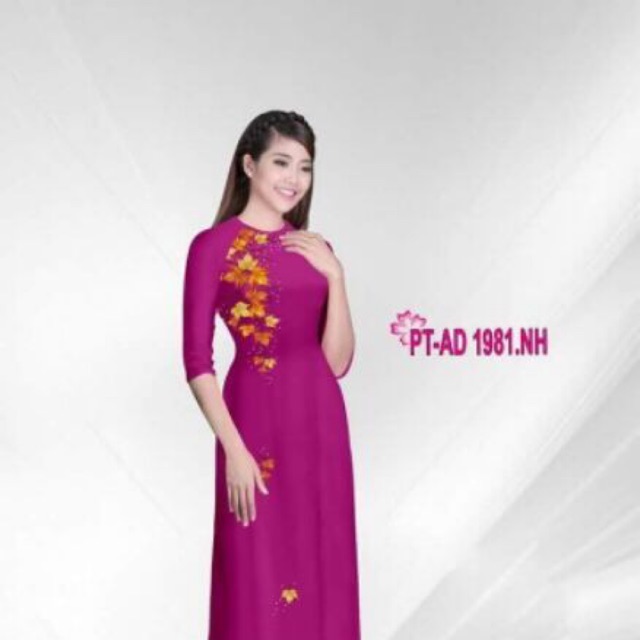 Vải áo dài in 3d
