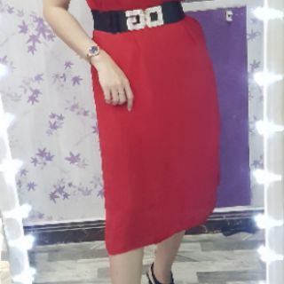 Đầm suông voan