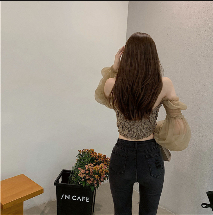 Áo Voan Trễ Vai Thời Trang Dành Cho Nữ